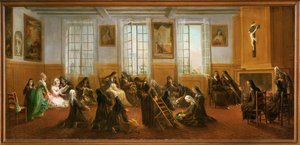 Die Karmelitinnen im Wärmesaal von Charles Guillot