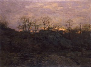 Am Waldrand, Dämmerung