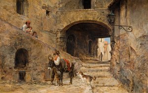 Anticoli Corrado in den Sabiner Bergen, 1883