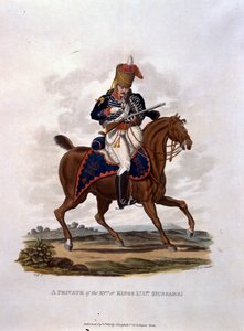 Ein Soldat des 15. oder Königs-Husarenregiments, aus 