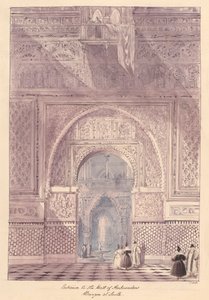 Eingang zur Halle der Botschafter, Alcazar in Sevilla von Charles Hamilton Smith