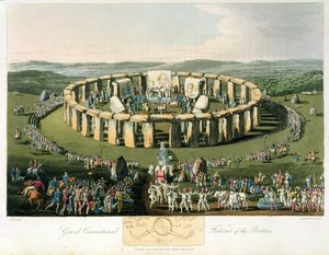 Großes konventionelles Fest der Briten, aquatintiert und veröffentlicht von Robert Havell (1769-1832) 1815 von Charles Hamilton Smith