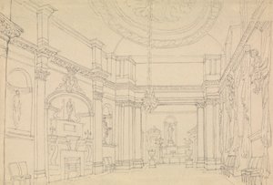 Halle, Easton Neston, Northants von Charles Hamilton Smith