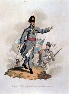 Infanterieoffizier in Marschordnung, aus 