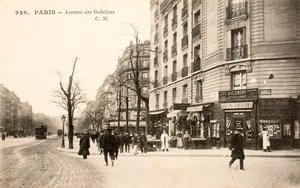 Postkarte/Avenue des Gobelins/Paris/Seine/Ile de France/Frankreich
