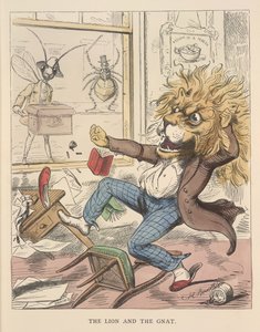 Der Löwe und die Mücke, Illustration aus 