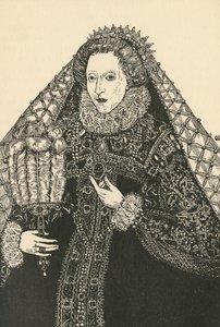 Ein Porträt von Königin Elizabeth, 1931 von Charles Henry Bourne Quennell