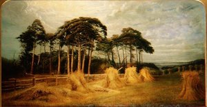 Garben nach der Ernte