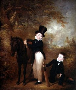 Porträt von William und Charles Chadwick in Burley Lodge