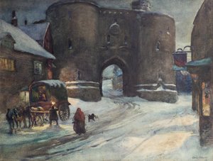 Roggen im Winter, ca. 1903 von Charles Hodge Mackie
