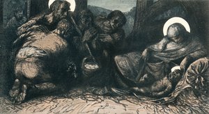 Die Geburt Christi, um 1900 von Charles Holroyd