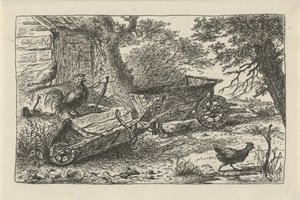 Zwei Schubkarren von Charles Howard Hodges (possibly)