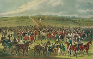 Epsom-Rennen - Der Wettposten, 1836, 1929