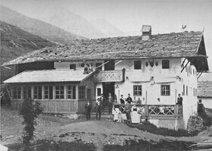 Berghütte, Tirol, um 1913