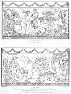 Geschnitzte Kassolette aus dem Holz von Shakespeares Maulbeerbaum, 18. Jahrhundert, 1840