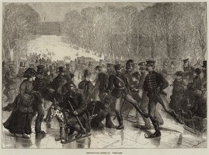 Weihnachtssport in Versailles von Charles J. Staniland