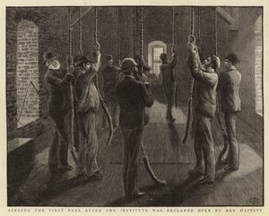 Das erste Geläut nach der Eröffnung des Instituts durch Ihre Majestät von Charles J. Staniland