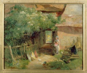 Ein Bauerngarten von Charles James Lewis
