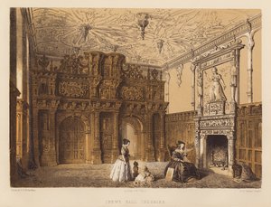 Crewe Hall, Cheshire von Charles James Richardson