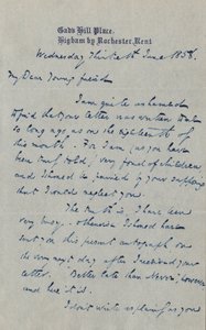 Brief an Francis G. Waugh, 30. Juni 1858