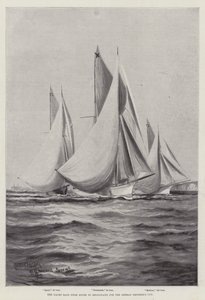 Das Yacht-Rennen von Dover nach Helgoland um den Pokal des deutschen Kaisers von Charles John de Lacy