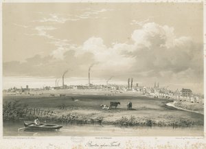Burton-upon-Trent Brücke und Stadt