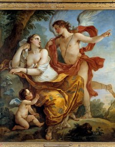 Kalypso hört auf den Rat der Liebe von Charles Joseph Natoire