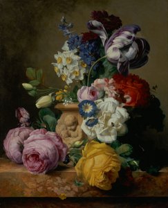 Stillleben mit Blumen von Charles Joseph Node