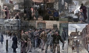Not im East End von London, 1886 von Charles Joseph Staniland