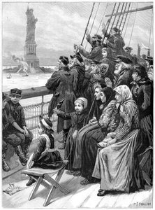 Eintritt in die Neue Welt, 1892