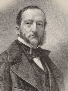 Porträt des Pianisten und Komponisten Sigismund Thalberg, 1862