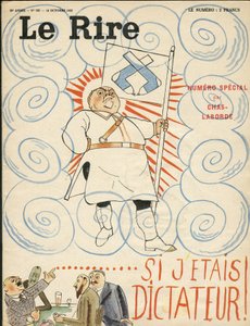 Illustration von Chas-Laborde (1886-1941) für das Titelblatt von Le Lire