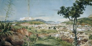Neue Stadt Rio de Janeiro vom Livramiento, ca. 1825-6