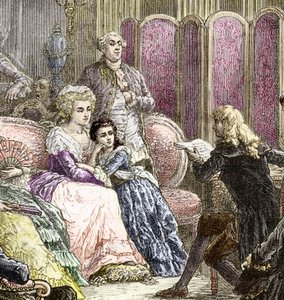 Der Salon von Suzanne Curchod und Madame Necker