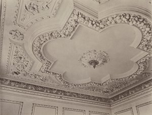 Belton House, Grantham, Decke des Treppenhauses