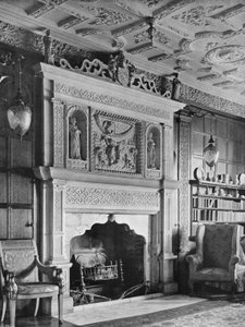 Kamin in Hardwick House, Oxfordshire von Charles Latham