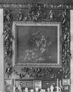 Gibbons-Schnitzerei im Salon von Charles Latham