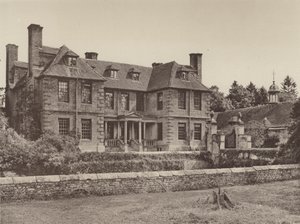 Groombridge Place, Sussex, die Westfront von Charles Latham