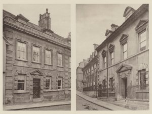 Häuser in Stamford, Lincolnshire, High Street, St Martins, Barn Hill von Charles Latham