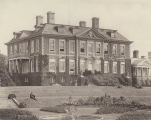 Melton Constable, Norfolk, die Gartenfront