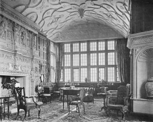 Das Wohnzimmer, Blick nach Westen von Charles Latham