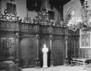 Die Hallenabschirmung im Wadham College, Oxford