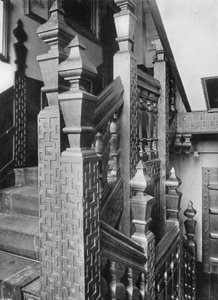 Die Eichenholztreppe von Charles Latham