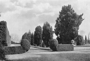 Die erhöhten Terrassen des Privaten Gartens von Charles Latham
