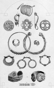 Keltische Relikte. Persönliche Ornamente aus Gold und Bronze, 1886