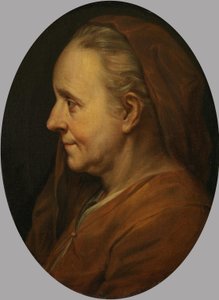 Brustbild einer bejahrten Frau von Charles Le Brun