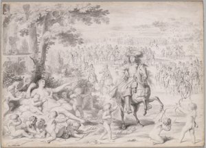 Ludwig XIV. von Venus gefangen, frühe 1670er Jahre