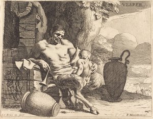 Abend von Charles Le Brun