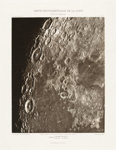 Fotografische Karte des Mondes, Platte I.A von Charles le Morvan