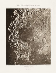 Fotografische Karte des Mondes, Tafel II.A von Charles le Morvan